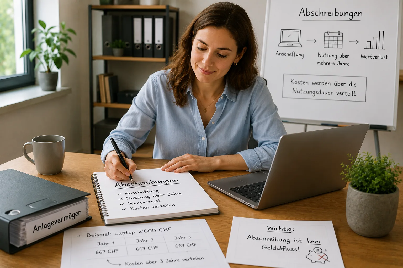Depreciation explained simply: the basic principle for SMEs and self-employed people