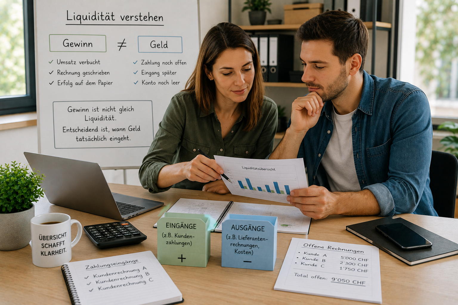 Liquidität einfach erklärt: Warum Gewinn nicht gleich Geld ist